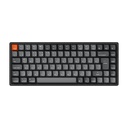 Keychron K2 Max K2M-J1-TR 75% RGB Red Switch Wireless TR Mechanical Carbon Gaming Keyboard, Black
