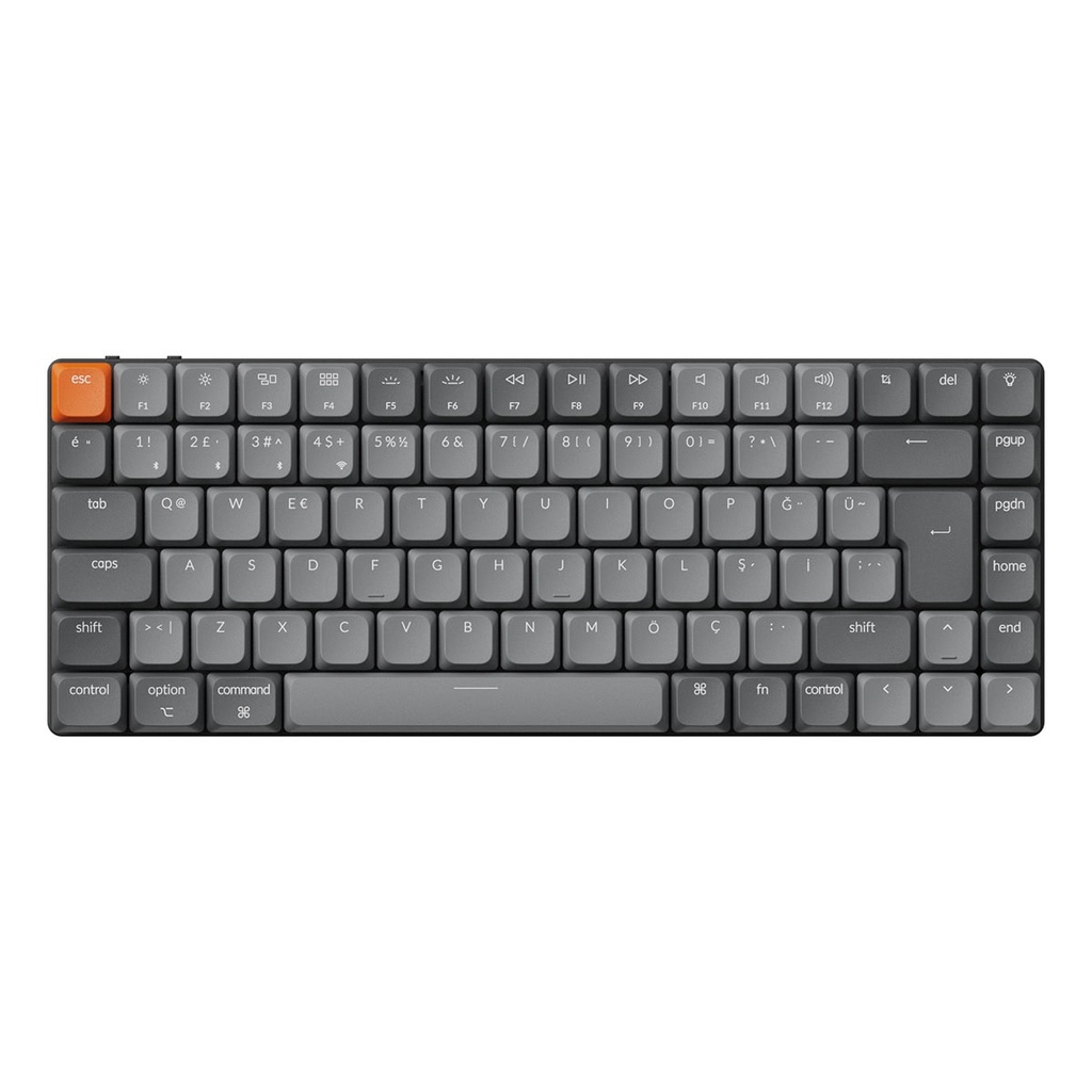 Keychron K3 Max K3M-H1-TR 75% Low Profile Gateron Red Switch RGB Wireless Mechanical Gaming Keyboard