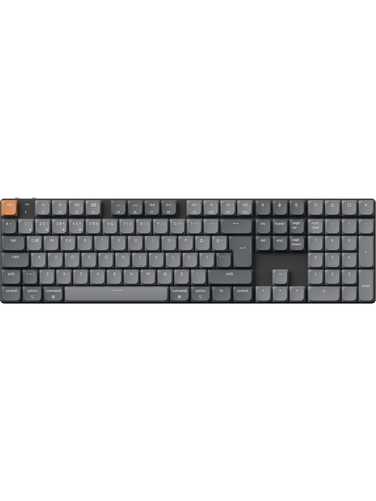 Keychron K5 Max K5M-H3-TR Low Profile Brown Switch RGB Wireless Mechanical Gaming Keyboard