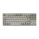 Keychron C1PX-M1-TR C1 Pro 8K QMK Kablolu TR Özel Kırmızı Switch Mekanik Klavye, Beyaz