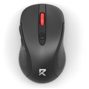 Redragon BM-2638 2400 DPI 1000 Hz Wireless Optical Mouse, Red Black