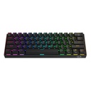 Redragon Draconic K530 Pro RGB 60% TKL Brown Switch Wireless Mechanical Gaming Keyboard, Black