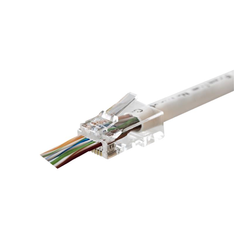 O-ring MPC6U3EZ Cat 6 Plug U-Utp EZRJ45 New Generation 100-Pack Gold Plated Connector