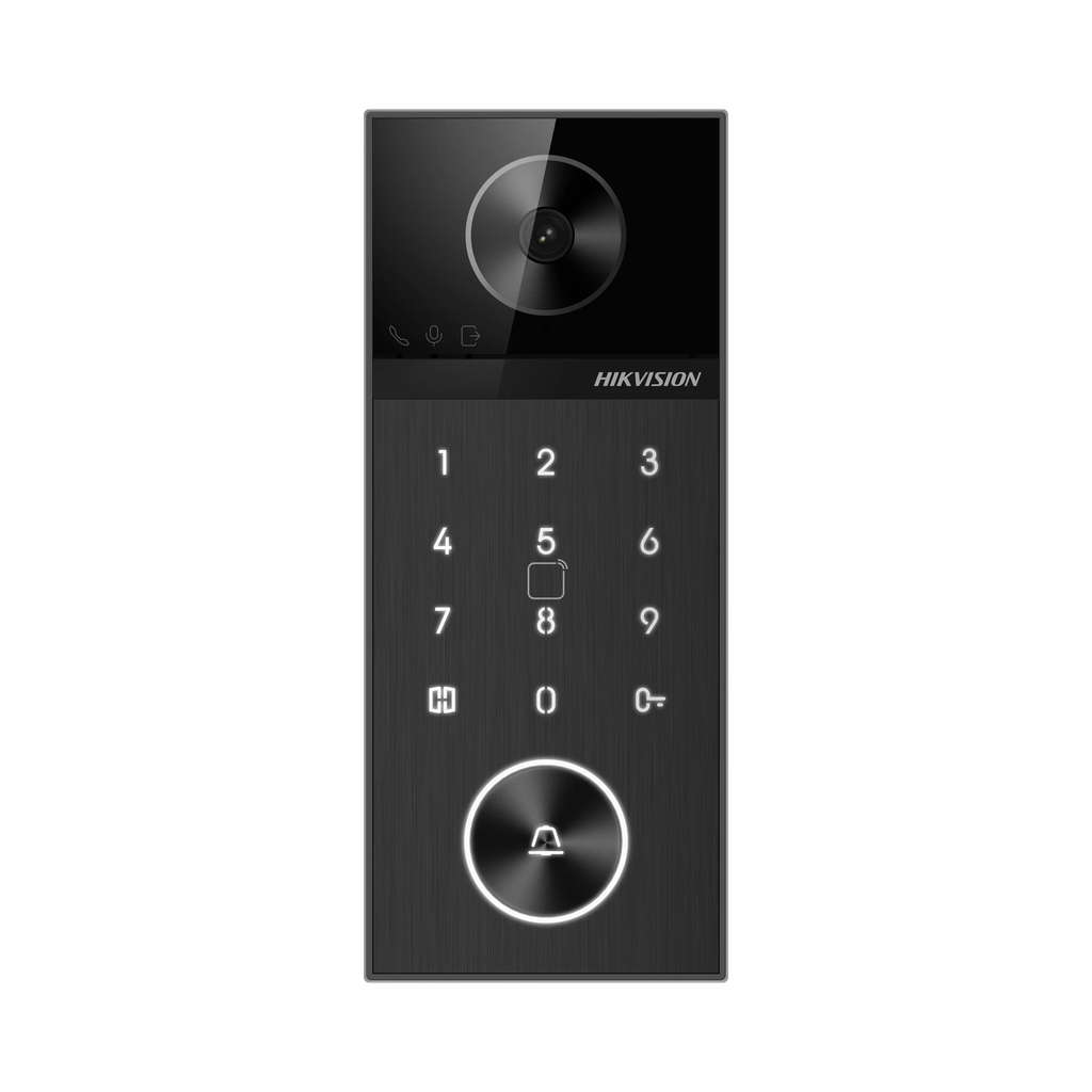 Hikvision DS-KV6124-WBE1 4 MP IP Villa Diafon Dış Ünite, Wi-Fi, Tuş Takımlı Mifare Kart Okuyucu