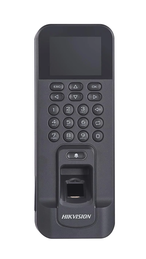 Hikvision DS-K1T804AEF Fingerprint Access Control Terminal, EM Card Reader, Wi-Fi and TCP/IP