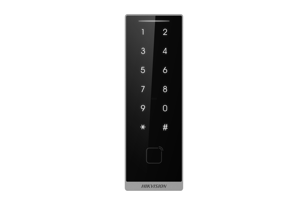 Hikvision DS-K1105EMKB-QR EM ve Mifare Kart Okuyucu, QR Kod, Tuş Takımı, Bluetooth ve RS-485