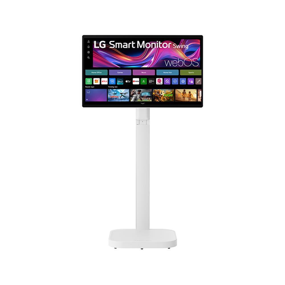 LG 32U889SA-W 32" 4K UHD IPS USB-C Smart Monitor 3840x2160 60Hz 5ms HDR10 Built-in Speakers, White