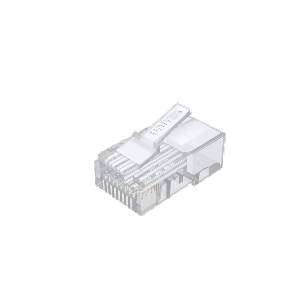 Unitek OT1091ATP01 Cat6 RJ45 Pass-Through Connector Gold-Plated