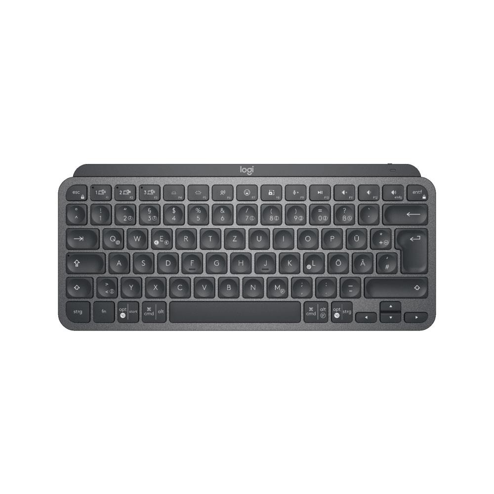 Logitech 920-010504 MX Keys Mini Illuminated Wireless Turkish Q Keyboard Bluetooth USB-C, Black