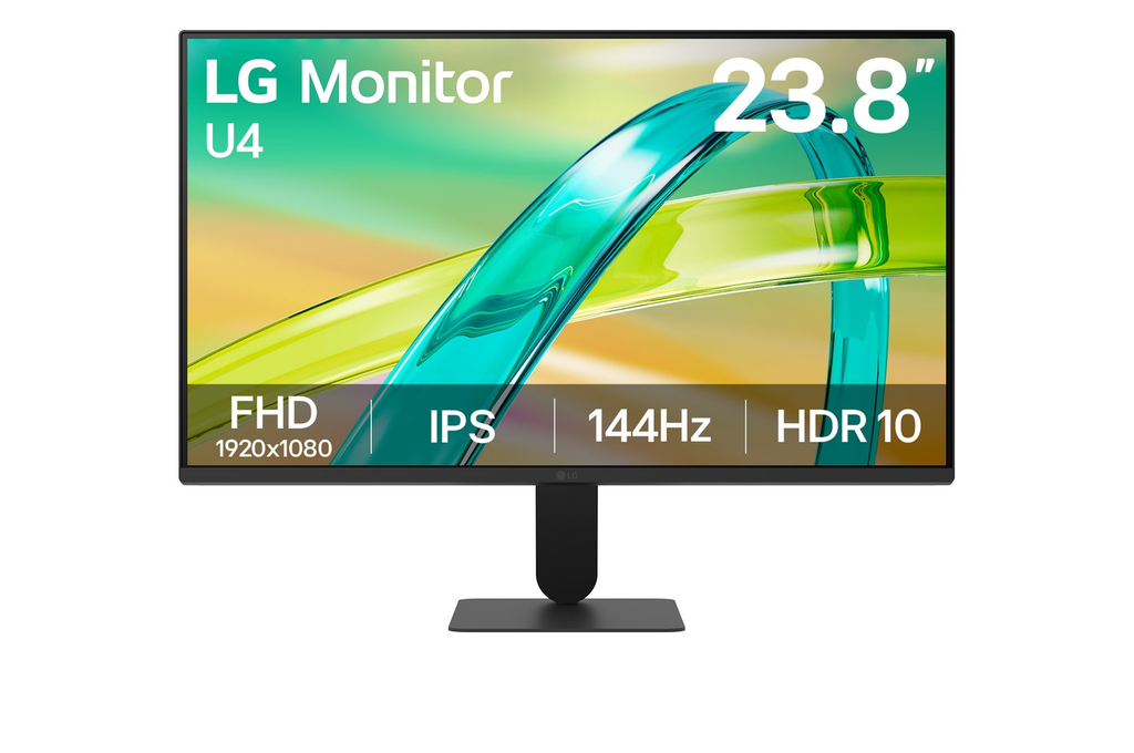 LG 24U411B-B 23.8" Full HD IPS 144Hz 5ms HDMI VGA HDR10 AMD FreeSync Monitor