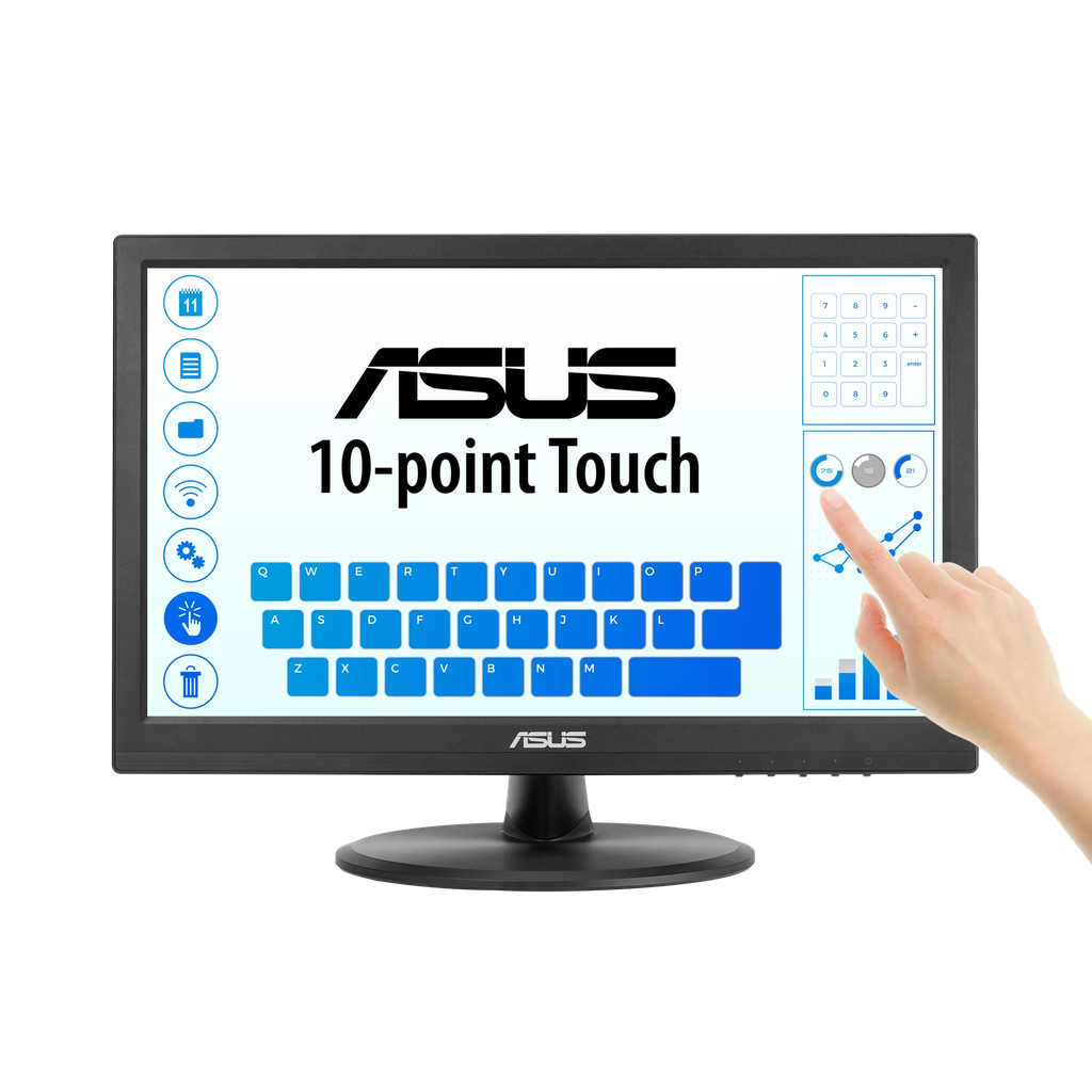 ASUS VT169HE 15.6" FHD IPS 60Hz 5ms 10-Point Touch HDMI VGA Monitor