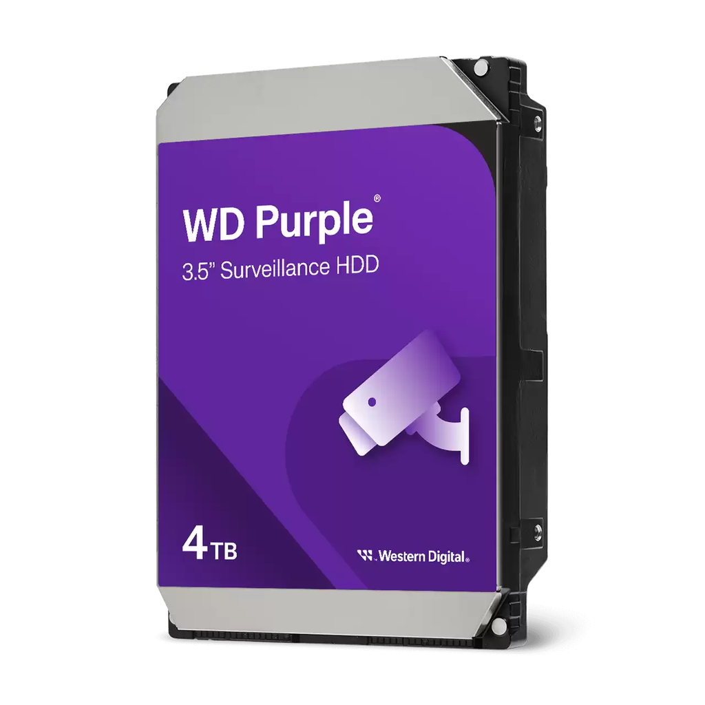 Western Digital WD44PURZ Purple 4TB SATA 6Gb/s 3.5" 128MB 24/7 Security Camera Hard Drive