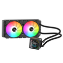 Gamepower Skadi Square 240 ARGB RGB Borulu 240 MM CPU Sıvı Soğutma, Siyah