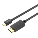 Unitek Y-C612BK Mini DisplayPort to DisplayPort 3 Metre 4K 60Hz DisplayPort 1.2 Kablo