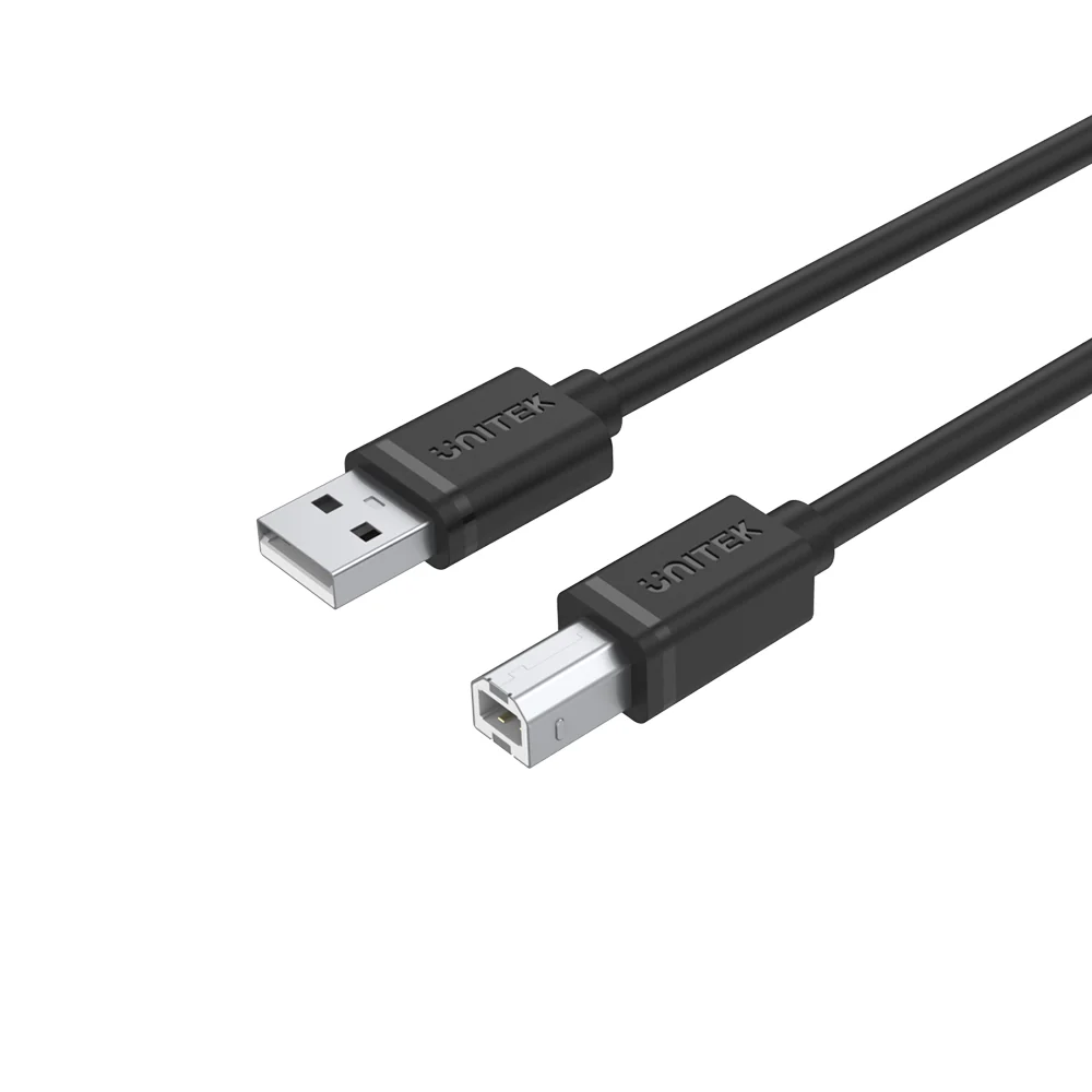 Unitek Y-C4001GBK USB 2.0 2 m Yazıcı Kablosu, Siyah