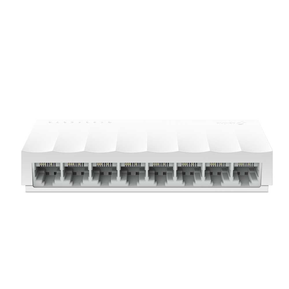 TP-Link LS1008 8 Port 10/100Mbps Fast Ethernet Unmanaged Switch Plastic Case Plug & Play