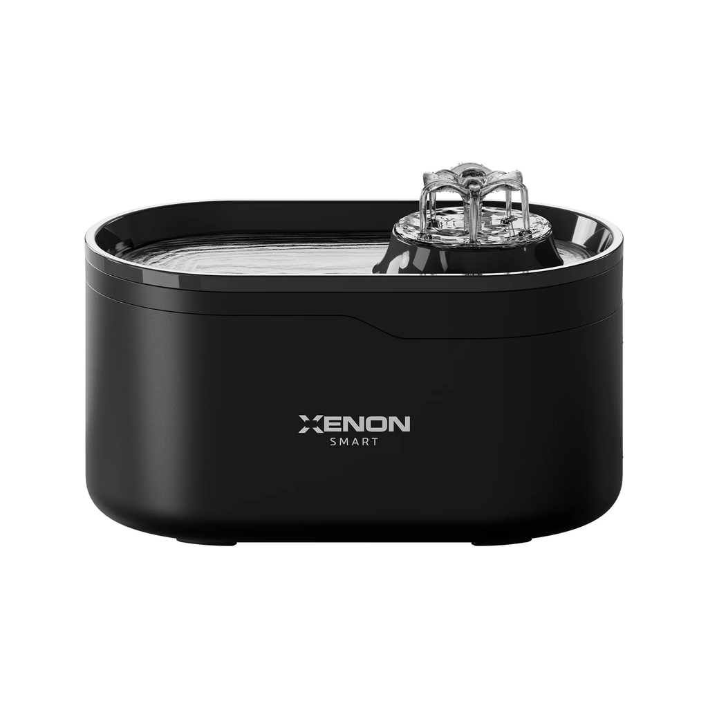 Xenon Smart X8650 Smart Cat Water Fountain, Ultra-Quiet WiFi-Controlled Automatic Water Fountain, Black