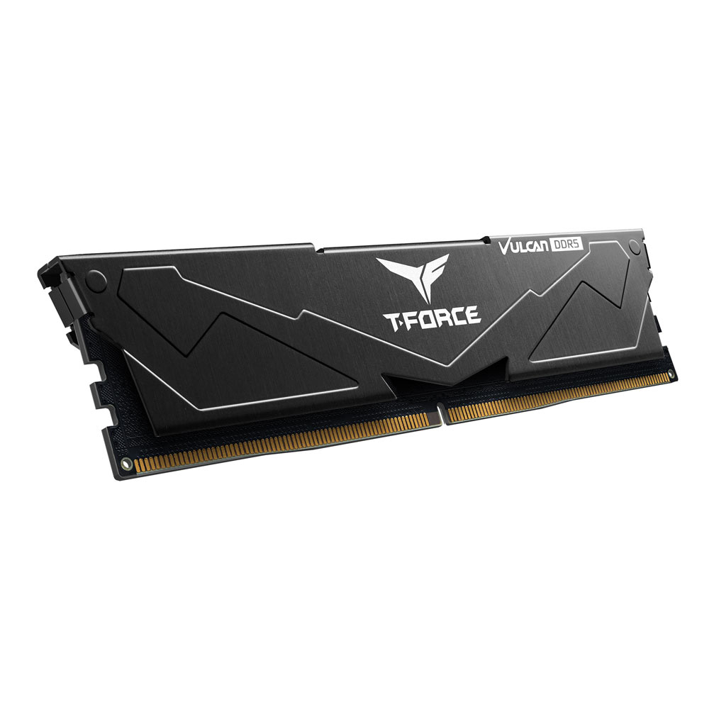 [FLBD516G6000HC38G01] Team FLBD516G6000HC38G01 T-Force Vulcan 16GB (1x16GB) DDR5 6000MHz CL38 Siyah Masaüstü Gaming Ram
