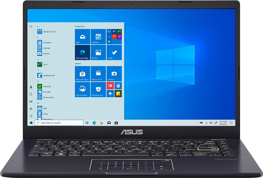 [E410MA-BV185T] Asus Celeron N4020 4GB 128GB SSD 14" Windows 10 Home Full HD Notebook