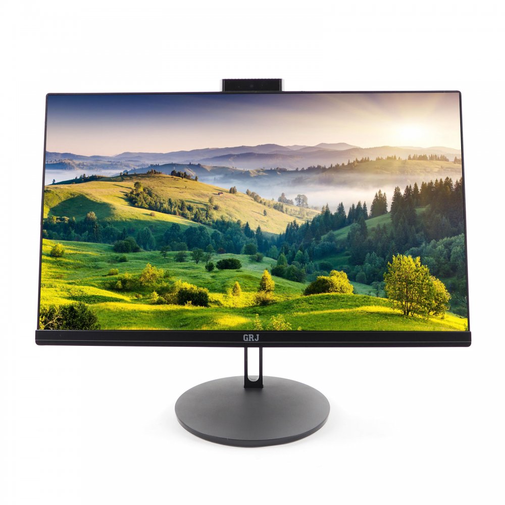 [K22SC] GRJ i3-10100 8GB 256GB SSD 21.5" DOS Black NT (Webcam Available, K&M None) All In One PC