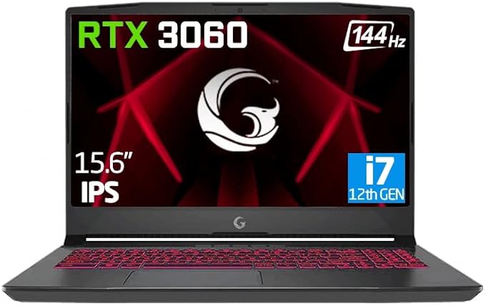 Game Garaj Slayer2 7-3060 C2 i7-12700H 32GB 1TB 15.6" DOS FHD 144Hz, RGB Gaming Notebook