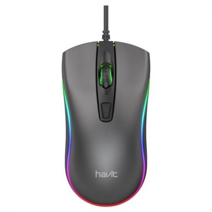 [MS72-UG] Havit MS72 Optik Uzay Grisi Oyuncu Mouse