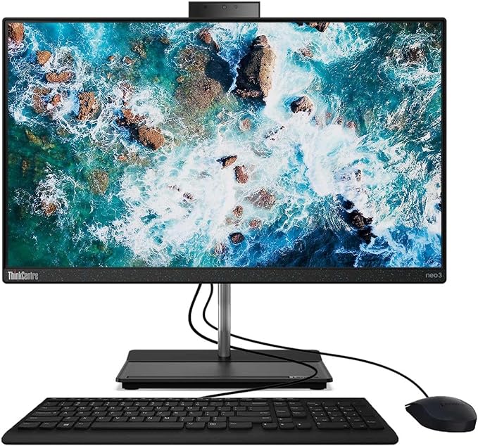 [12B0008JTX] Lenovo Think Centre Neo 30A i7-1260P 16 GB 512 GB SSD Iris Xe Grafik 23.8" Full HD All In One PC