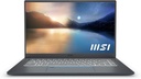 Msi Prestige 15 i7-1185G7 16GB 512GB SSD GTX1650Ti 15.6” Full HD Windows 10 Home Notebook