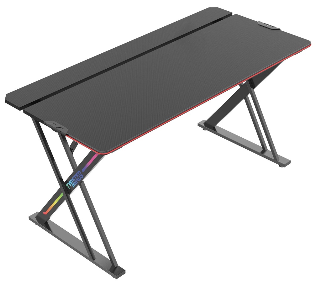 [TM-GT04-X-RGB] Twisted Minds TM-GT04-X-RGB Carbon Fiber RGB Gaming Desk