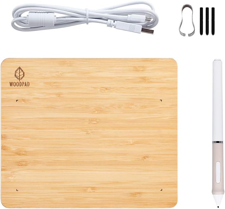 [PF0730] ViewSonic WOODPAD 7 Bamboo 5080 Lpi PF0730 Graphics Tablet