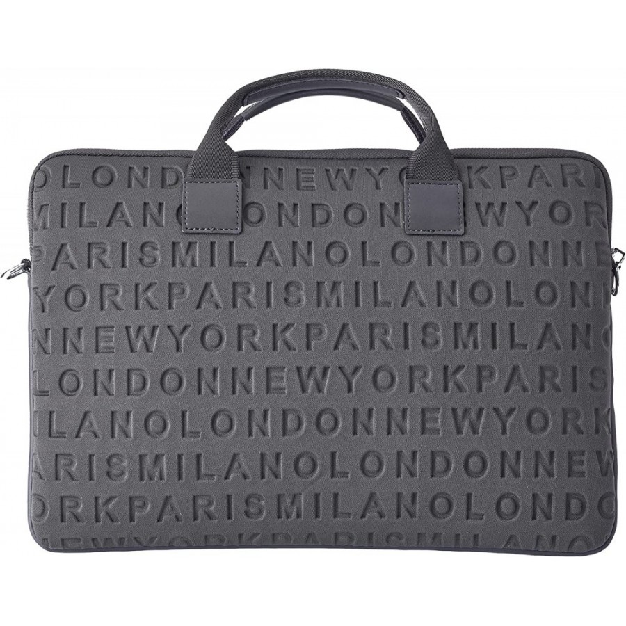 [GM1703-S] Wiwu Cosmo Slim Case 13.3 Black Notebook Bag