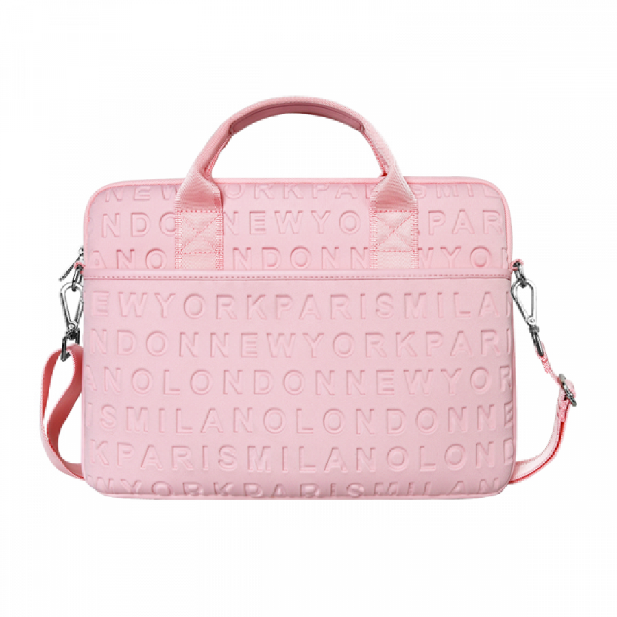 [GM1703-P] Wiwu Cosmo Slim Case Pink Notebook Bag