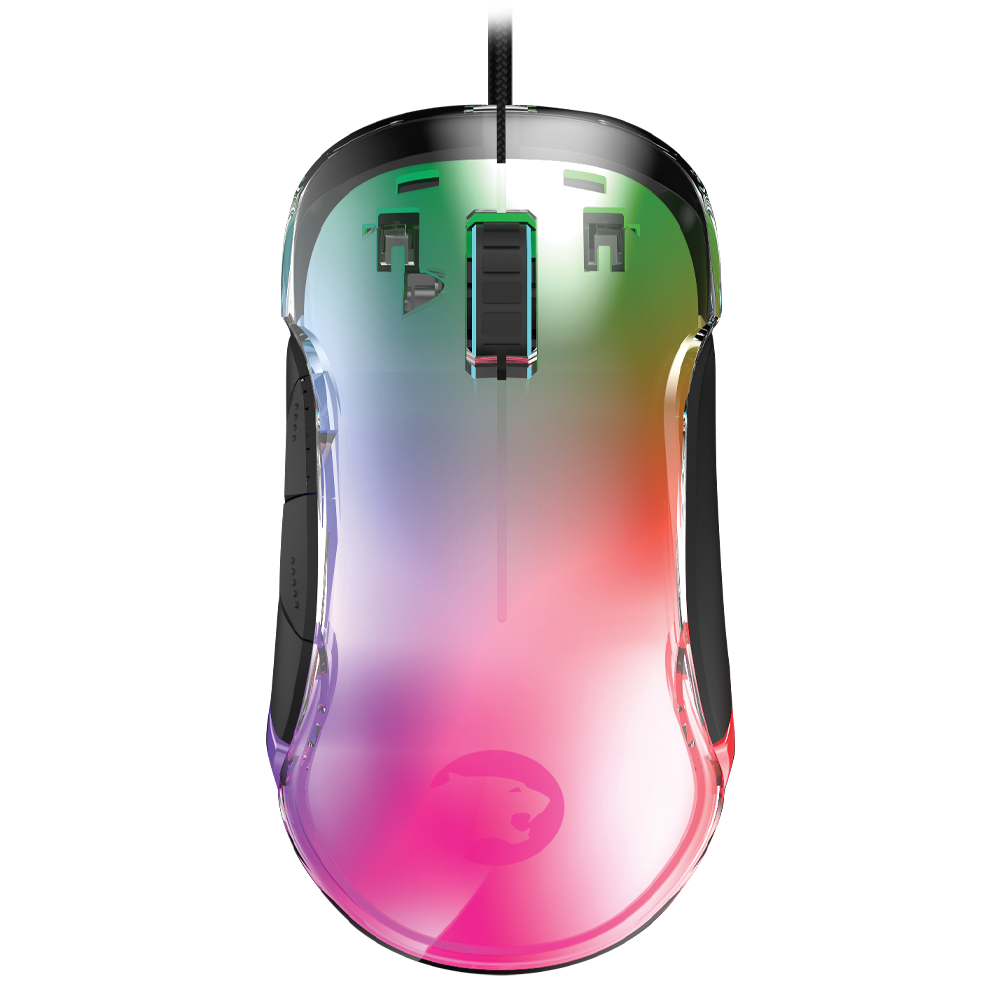 GamePower Translucent 10.000DPI 7 Keys RGB Professional Optical Gaming Mouse