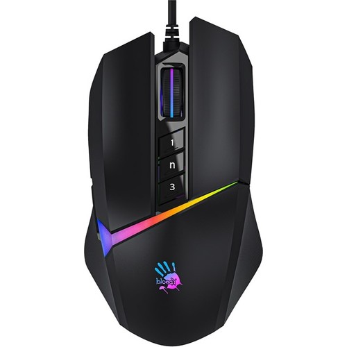 Bloody W60 Max 10.000CPI Wired Optical Black Gaming Mouse