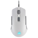 Corsair M55 RGB Pro Ambidextrous Multi-Grip 12.400 DPI 8 Tuş Optik Beyaz USB Kablolu Oyuncu Mouse