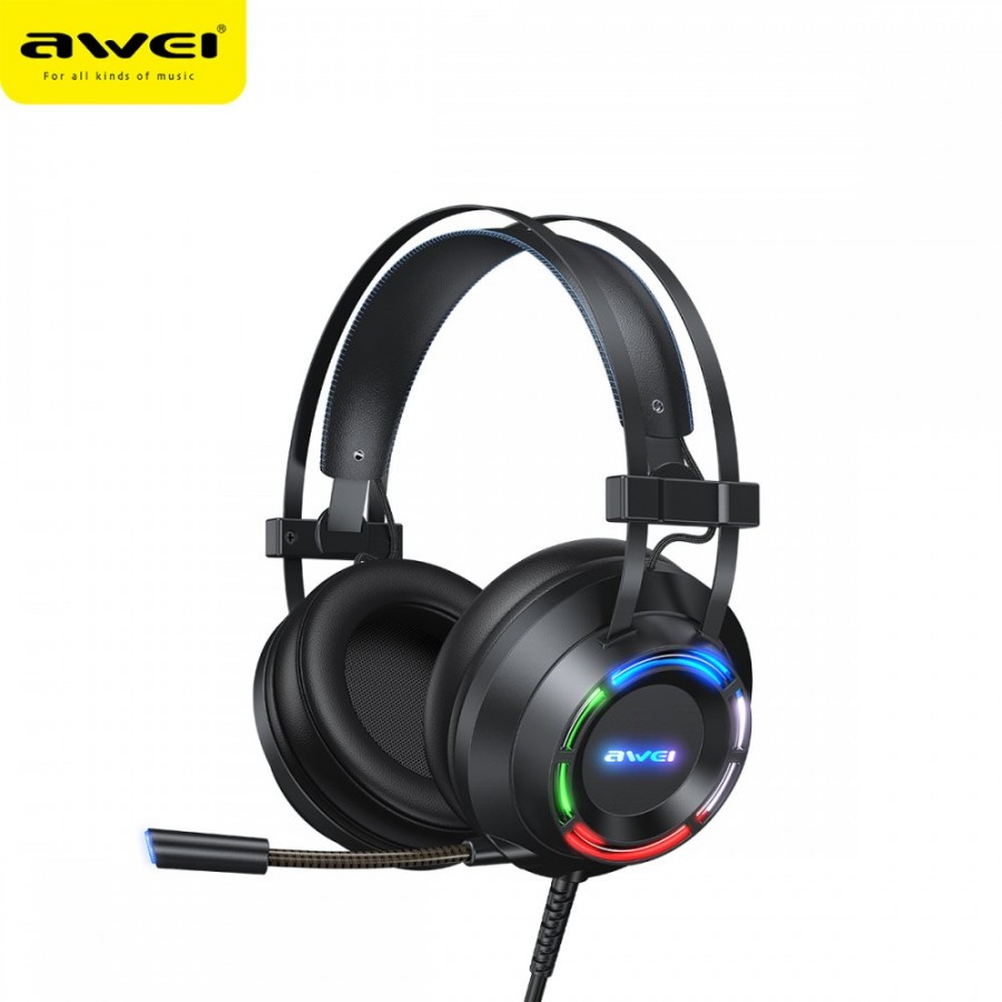 Awei GM-2 HiFi Stereo RGB 7.1 Surround Oyuncu Kulaklık