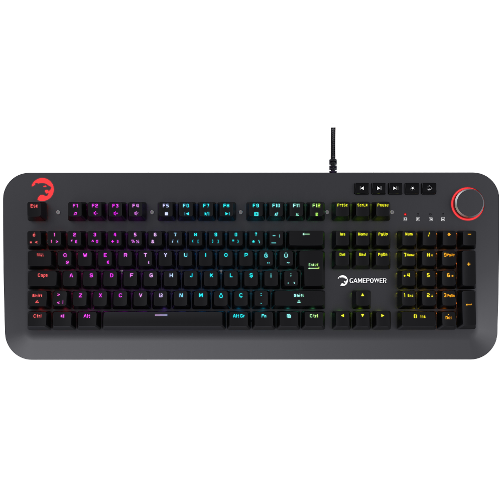 Gamepower Starscream RGB Orange Switch Mechanical Gaming Keyboard