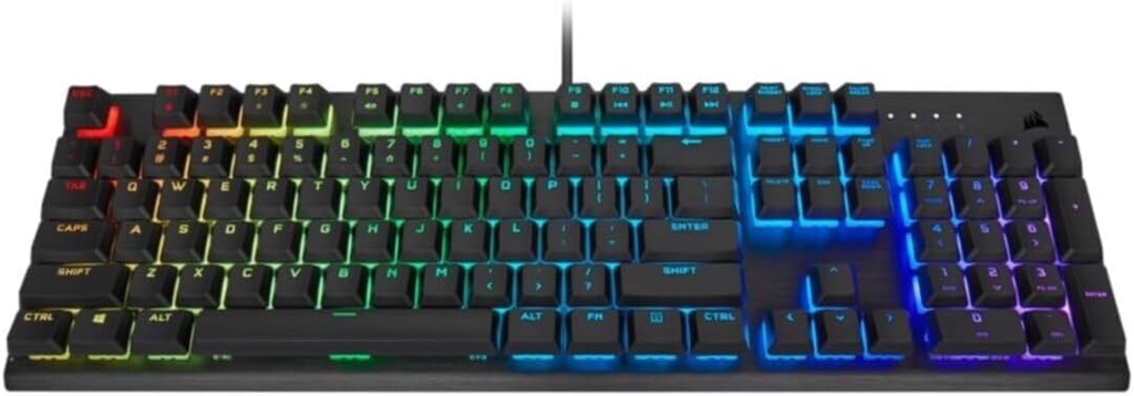 Corsair K60 RGB Pro CH-910D019-TR TR Cherry Viola Switch Kablolu Mekanik Oyuncu Klavyesi