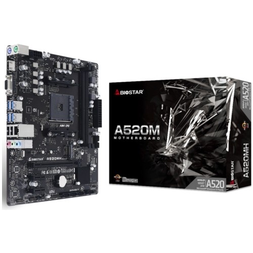 Biostar A520MH Amd AM4 DDR4 ATX Anakart
