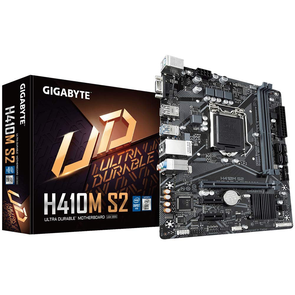 Gigabyte H410M S2 Intel LGA1200 DDR4 Micro ATX Motherboard