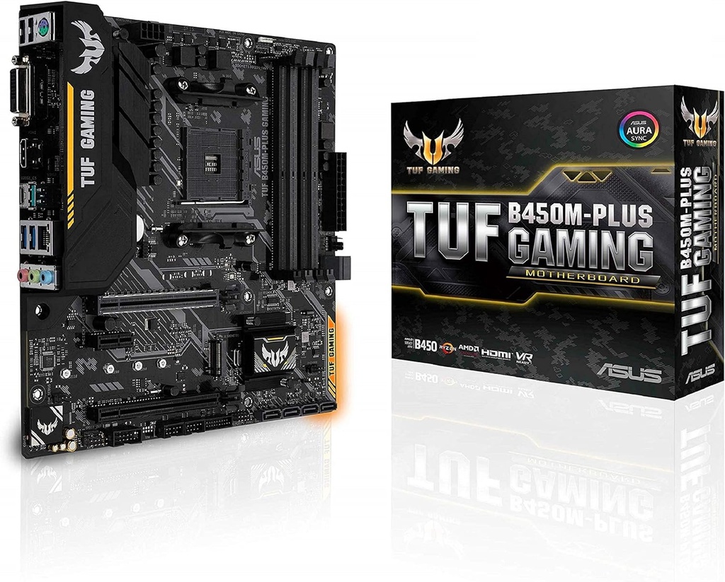 Asus Tuf Gaming B450M-PLUS AMD AM4 DDR4 Micro ATX Motherboard