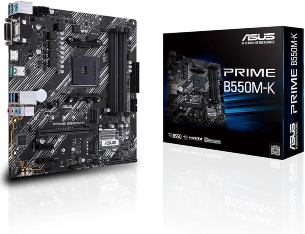 Asus Prime B550M-K AMD AM4 DDR4 Micro ATX Motherboard
