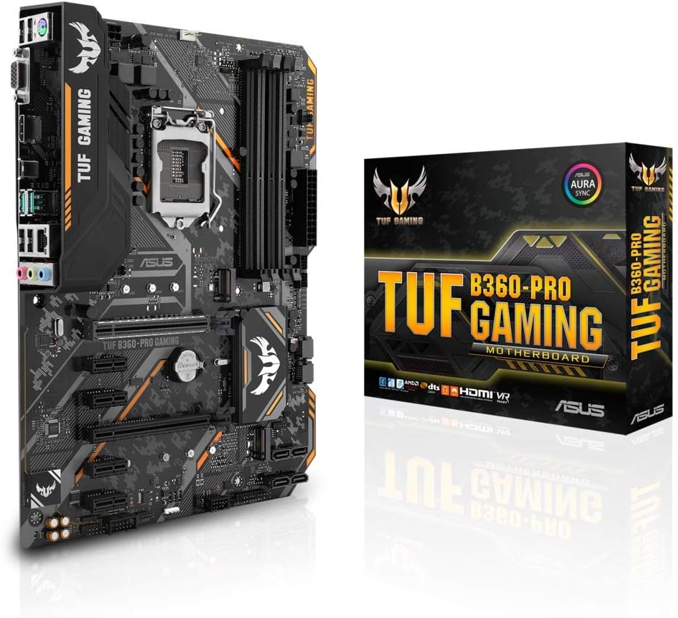 Asus TUF B360-PRO GAMING Intel LGA1151 DDR4 ATX Motherboard