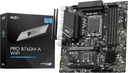 Msi Pro B760M-A Wi-Fi Intel LGA1700 DDR5 Micro Atx Anakart