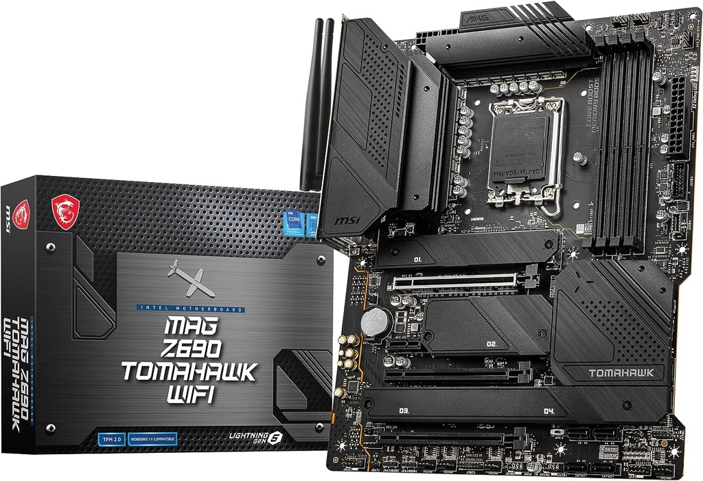 Msi Mag Z690 Tomahawk Wi-Fi Intel LGA1700 DDR5 ATX Motherboard