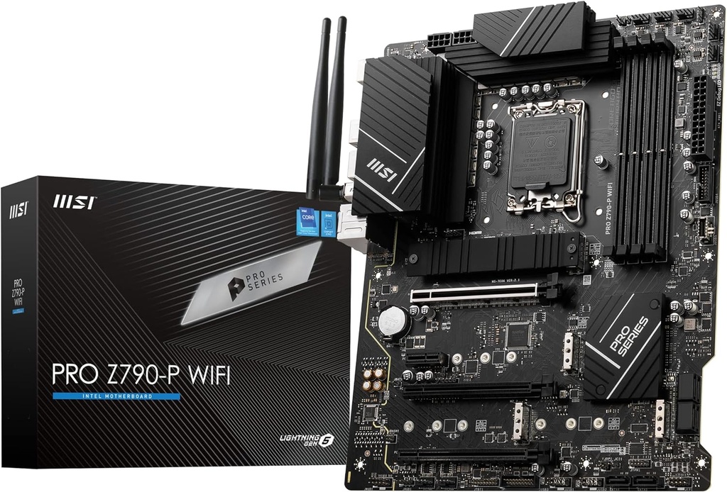 MSI Pro Z790-P Wi-Fi DDR5 Intel Z790 Soket 1700 DDR5 7000(OC)MHz ATX Gaming Anakart