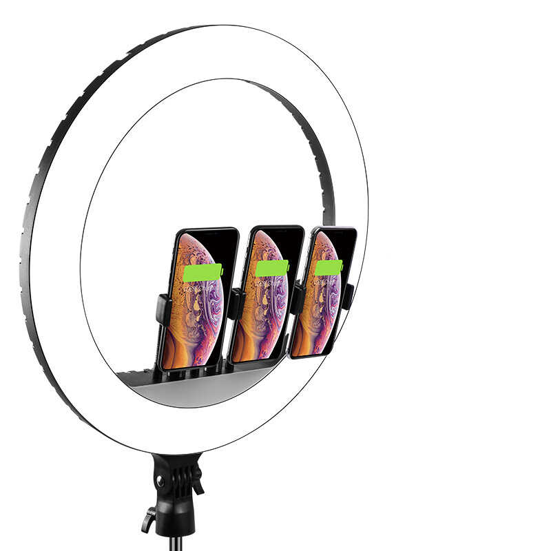 Zore RL-18 Ring Light Illuminated Phone Holder