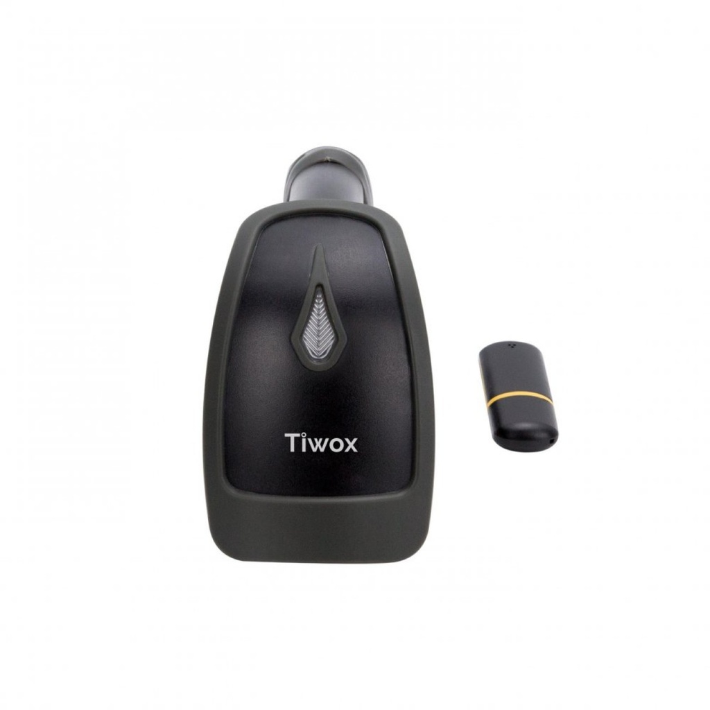 Tiwox VSK-117 1D Laser Wireless Barcode Reader + Mini USB Dongle