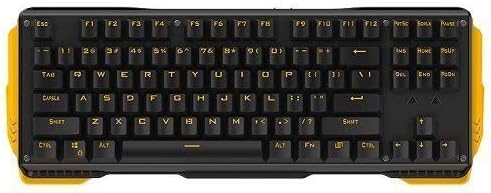 James Donkey 619S İngilizce Siyah/Mavi Switch Kablolu Mekanik Oyuncu Klavyesi