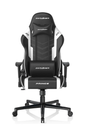 DXRacer P132 Prince Serisi Yumuşak Yüzeyli 1D Kolçaklar 130 Kg Oyuncu Koltuğu, Siyah/Beyaz
